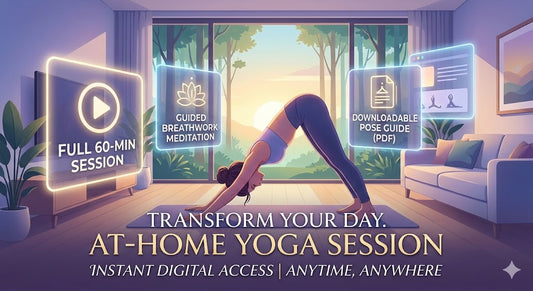 Group yoga class practicing mindful poses with Yoga Sessions pass for all levels
